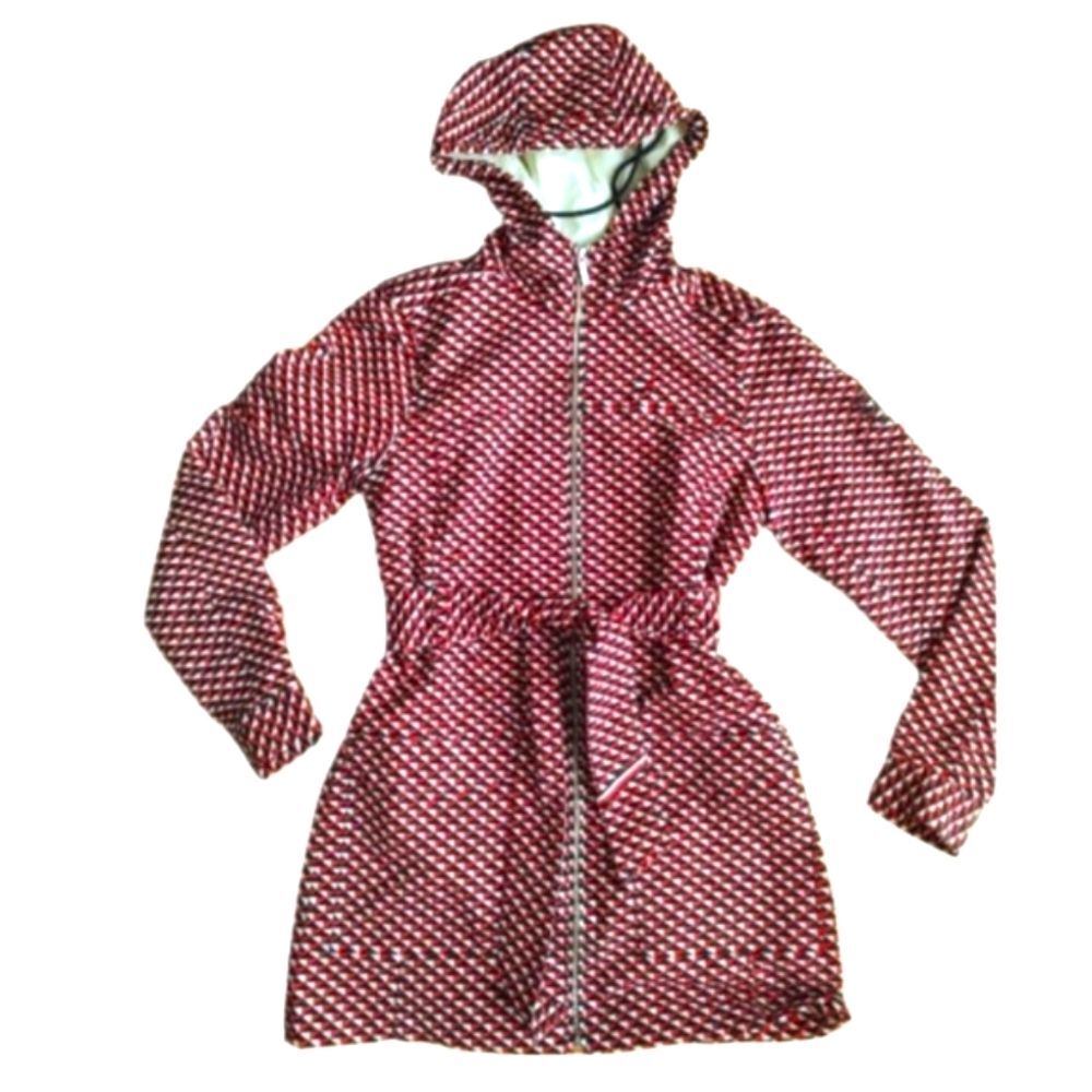Tommy Hilfiger vintage raincoat jacket w/belt EUC XS Y2K
